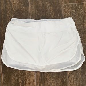 lululemon athletica White Athletic Skort